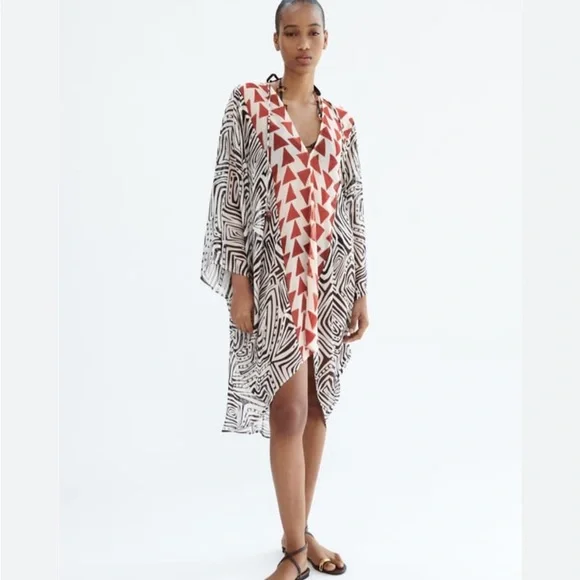 Zara Dresses Nwt Zara Asylum Kaftan Poshmark